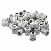 Twin Eagle Imports Cable Gland 50 Pack IP68 PG13.5 White Nylon Cable Gland 6-12mm Cable Range